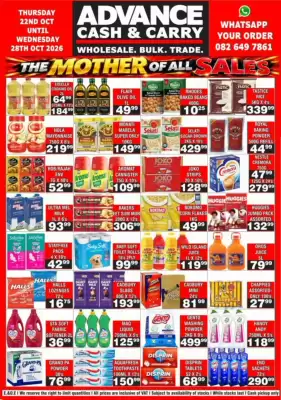 Advance Cash n Carry (valid until 28-10)