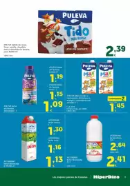 Folleto HiperDino Página 11: Puleva tido 90% leche €2,39, Puleva Max €1,45