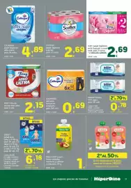 Folleto HiperDino Página 31: Dodot toallita 99% agua €0,78, Foxy asso ultra €2,15