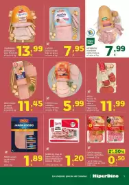 Folleto HiperDino Página 5: HiperDino mortadela estilo italiana €7,99, Elpozo lomo €5,99