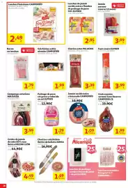 Folleto Alcampo Página 17: San Vicente queso mezcla curado €3,99, Flor de Esgueva queso fresco de oveja €3,59