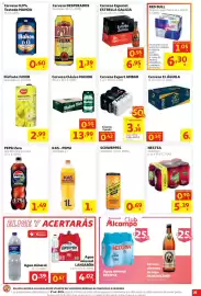 Folleto Alcampo Página 25: Schweppes Zero Naranja €0,69, Mahou cerveza clásica €13,99