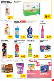 Folleto Alcampo Página 27: Somat lavavajillas a máquina €4,69, Lejía ESTRELLA €2,29