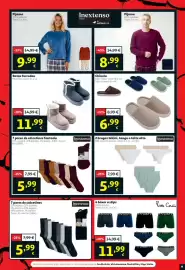 Folleto Alcampo Página 9: Botas forradas €11,99, Inextenso 7 pares de calcetines fantasía €5,99