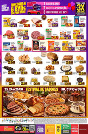 Encarte Muffato Página 8: Confeito Palito Folhado Super Muffato €5,99, Sobrecoxa de Frango Temperada €13,97