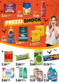 Volantino Al Discount Pagina 3: Findus Piselli Novelli €3,69, Ace liquido classico €2,39