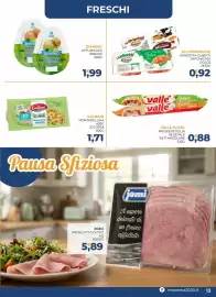 Volantino Moderna Pagina 13: Valle pasta brisee/sfoglia vegetale rettangolare €0,88, Dianino Scamorza affumicato bianco €1,99
