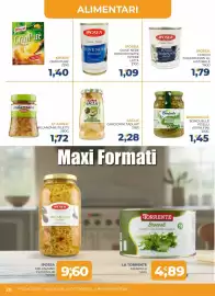 Volantino Moderna Pagina 28: Sacla' carciofini tagliati €2,28, Iposea olive nere denocciolate intere €1,09