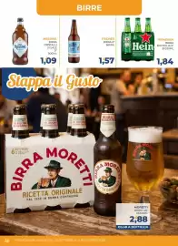 Volantino Moderna Pagina 36: Fischer birra blonde €1,57, Heineken birra €1,84