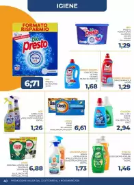 Volantino Moderna Pagina 40: Calgon gel 4 in 1 igiene €2,94, Dash Pods base €6,61