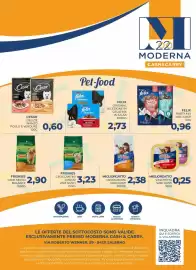 Volantino Moderna Pagina 44: Migliorgatto croccantini €2,38, Felix party mix €0,96