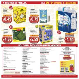 Volantino Paghi Poco Pagina 20: Detersivo liquido ACE €5,59, Acqua Naturale Santa Maria €1,20