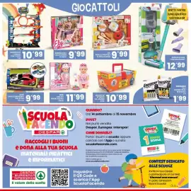 Volantino Despar Sicilia Pagina 17: Baby TEO Bebè con set pappa e vasino €11,99, Set padelle/pentole scuola cucina €9,99