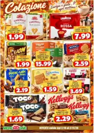 Volantino MercADone Pagina 16: Mulino Bianco Rigoli €1,59, Toraldo forte e cremoso caps €15,99