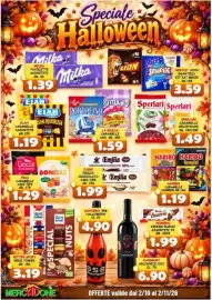 Volantino MercADone Pagina 24: La Giulia caramelle €1,59, Haribo caramelle horror €1,19