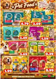 Volantino MercADone Pagina 25: Pedigree Dentastix €1,99, Whiskas crocchette gatti vari tipi €1,59