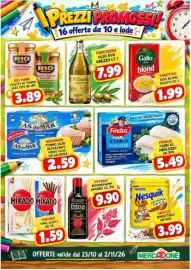 Volantino MercADone Pagina 9: Findus Fiori di merluzzo €5,49, Petrus Boonekamp Amaro €9,90
