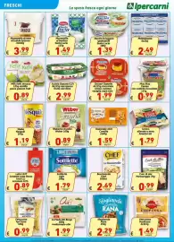 Volantino Ipercarni Pagina 10: Activia Danone €2,99, Guanciale stick Consilia €1,59