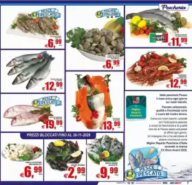 Volantino Pewex Pagina 7: Filetto di salmone €13,99, Dentice gibboso €19,99