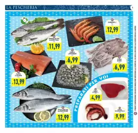 Volantino Pim Supermercati Pagina 8: Crisfish tentacolo di polpo €9,99, Trancio di tonno dec. €4,99
