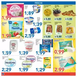 Volantino Sidis | superstore Pagina 6: Sottilette Burger con Cheddar €1,99, Ricotta Valcolatte €1,39