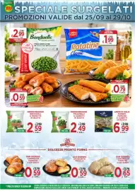 Volantino Jero Market Pagina 14: Freddobuono friarielli a cubetti €2,49, San Giorgio sfogliata frolla €0,59