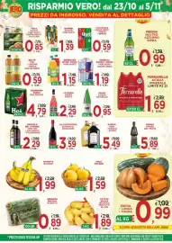 Volantino Jero Market Pagina 5: Fiuggi acqua naturale €0,95, Heineken birra €4,79