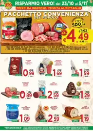 Volantino Jero Market Pagina 7: Pini carpaccio di bresaola €2,59, Negroni Negronello salame magro di prosciutto €1,69