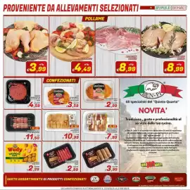 Volantino Idromarket Pagina 9: Pollo rurale bocconcini di pollo €10,99, Marfisi hamburger di scottona bio €4,59