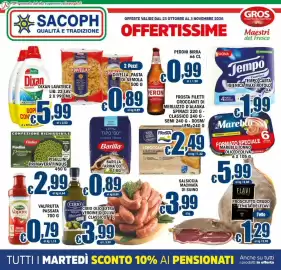 Volantino Sacoph Pagina 1: PDF generato dal sito supermercatisacoph.it SACOPH QUALITÁ E TRADIZIONE OFFERTE VALIDE DAL 23