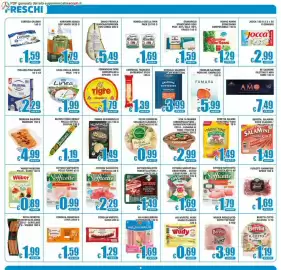 Volantino Sacoph Pagina 4: Citterio tagliette pancetta affum./dolce €1,49, Agriform asiago dop snack €1,79