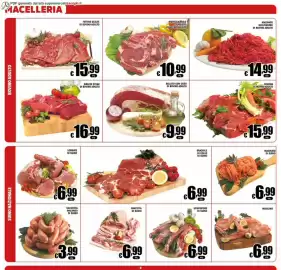 Volantino Sacoph Pagina 8: Macinato di suino €6,99, Corona di bovino adulto €15,99
