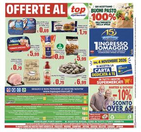 Volantino Top Supermercati Pagina 20: Smash King buns €1,79, Divella pasta di semola €0,89