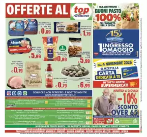 Volantino Top Supermercati Pagina 20: Smash King buns €1,79, Divella pasta di semola €0,89