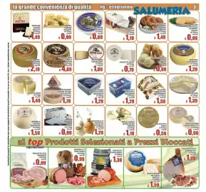 Volantino Top Supermercati Pagina 3: Diano Scamorzine bianche/affumicate €0,99, Camoscio d'oro €1,39