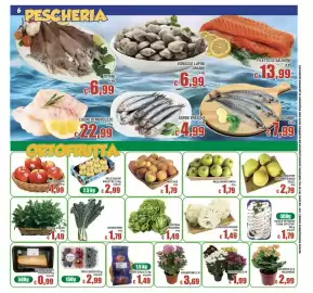 Volantino Top Supermercati Pagina 6: 6 PESCHERIA TOTANI al kg €6,99 VONGOLE LUPINI GRANDI al kg € 6,99 C FILETTO DI SALMONE