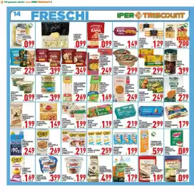 Volantino Iper Triscount Pagina 14: Chef besciamella €2,69, Compagnia Italiana medaglioni alla parmigiana €2,49
