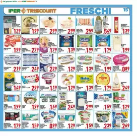 Volantino Iper Triscount Pagina 15: Osella Linea €1,99, Philadelphia formaggio fresco €2,49