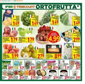 Volantino Iper Triscount Pagina 9: Nonna Lina scarola in padella €3,19, Bonduelle Iceberg €1,29