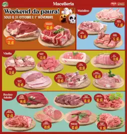 Volantino Supermercati EffePiù Pagina 2: Straccetti di bovino adulto €16,99, Bistecca di reale di bovino adulto €16,99