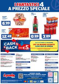 Volantino Il Punto Sigma Pagina 12: Coca Cola Fanta Sprite vari tipi €3,89, Star Pummarò €0,89