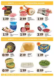 Volantino Il Punto Sigma Pagina 2: Morgante Prosciutto San Daniele Dop €2,99, Mortadella Due Torri €1,09