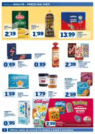 Volantino Il Punto Sigma Pagina 8: Biscotti Gocciole €2,39, Barilla pasta di semola varie trafile €0,69