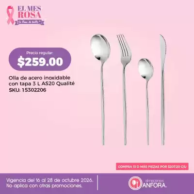 Almacenes Anfora (válido hasta 28-10)
