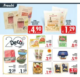 Volantino Decò Local Pagina 12: Citterio Pancetta a cubetti €1,79, Fjord Salmone Norvegese €4,90