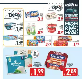 Volantino Decò Local Pagina 13: Granarolo Mozzarella €1,99, Milk Kefir €0,99