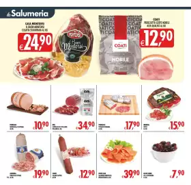 Volantino Decò Local Pagina 14: Coati Salame Napoli €12,90, Salmone norvegese €39,90