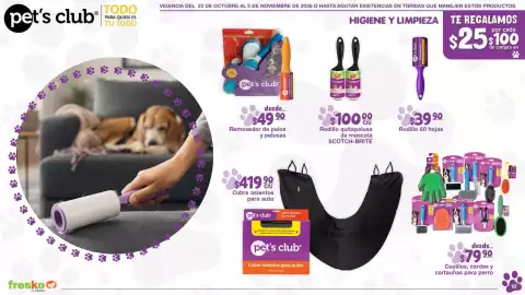 Folleto Fresko Página 10: Pet's club Cepillos, cardas y cortauñas para perro €79,90