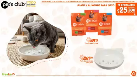 Folleto Fresko Página 13: Premios para gato €49,90, Te regalamos €25,00