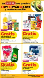Folleto HEB Página 6: En H-E-B Los precios HOY ESTÁN BAJOS y mañana también. PAKE Miche TAXO ULTR Doritos Pengjie! Pendre!